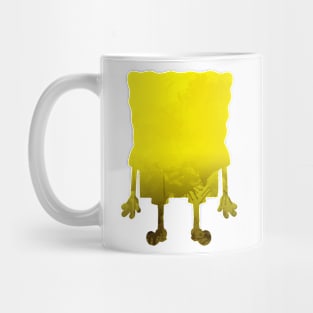 Sponge Inspired Silhouette Mug